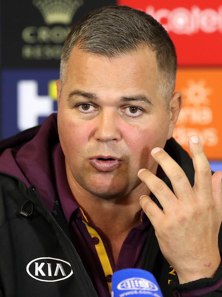 Broncos coach Anthony Seibold has been the target of vile rumours. (Photo by Mark Kolbe/Getty Images)