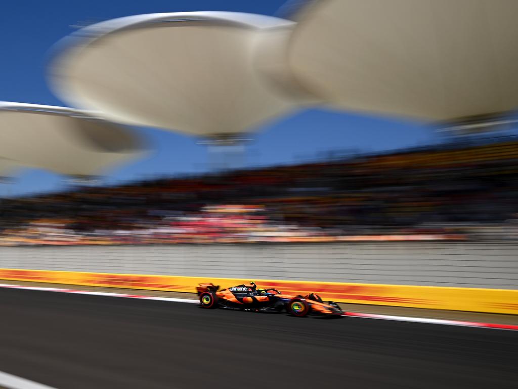 Lando Norris fastest in first practice in Shanghai. Picture: Clive Mason/Getty Images