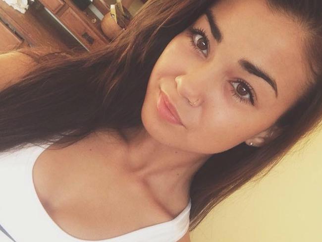 21 year old British backpacker Mia Ayliffe-Chung who was violently stabbed to death yesterday at the Shelley's Backpackers in Home Hill near Townsville, Qld.