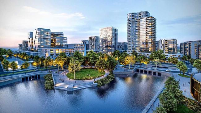 The Maroochydore CBD will reflect the Sunshine Coast&#39;s image as a world smart city. Picture: Scharp