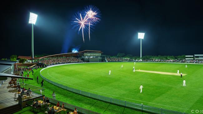 Harrup Park Country Club CEO Matt Cielens hopes the next 12 months will bring positive news for the Great Barrier Reef Arena project. Picture: COX Architecture – Digital Images