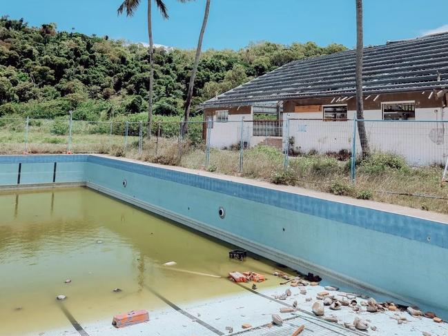 The resort on South Molle Island in the Whitsundays is in a dilapidated state. Picture: Allards Across Oz