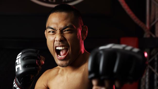 WEEKEND TELEGRAPHS SPECIAL. JUNE 2, 2022.Ã&#138;PLEASE CONTACT WEEKEND PIC EDITOR ROHAN KELLY BEFORE PUBLISHING. Pictured in Bondi today is UFC fighter Josh Culibao. Picture: Tim Hunter.