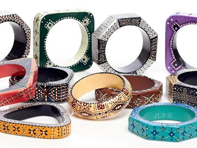 These bangles are made to be stacked.