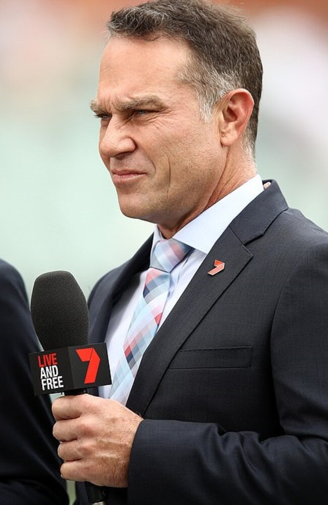 Michael Slater during his Channel 7 days.