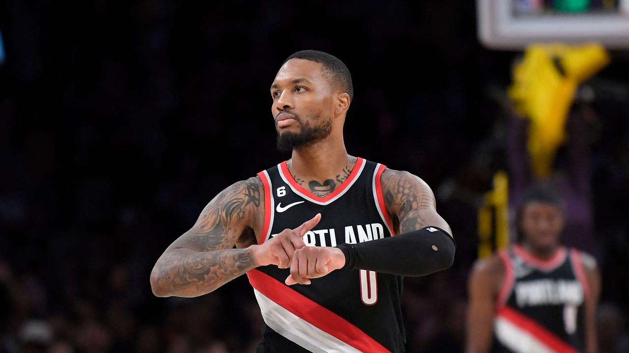 Lillard’s time in Portland came to an end. (Photo by KEVORK DJANSEZIAN / GETTY IMAGES NORTH AMERICA / AFP)