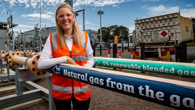 Kristin Raman, head of strategy and innovation for the Australian Gas Infrastructure Group at the HydrogenPark SA project. Picture Matt Turner.