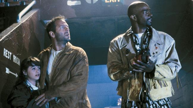 Bruce Willis and Damon Wayans in The Last Boy Scout.