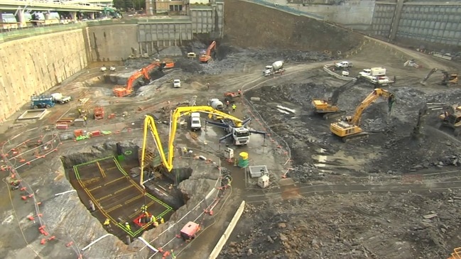 First concrete pour at Queens Wharf site