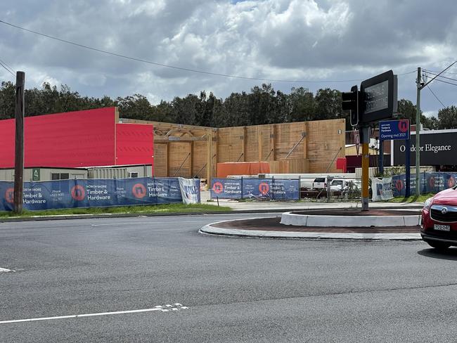 Development shot of the new North Shore Timber &amp; Hardware store on The Entrance Rd in Erina.