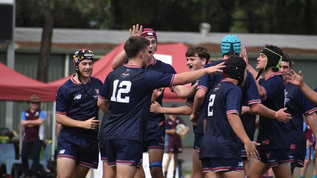 TAS First XV rugby between John Paul College and Canterbury College. Saturday April 29, 2023. Picture, Nick Tucker.