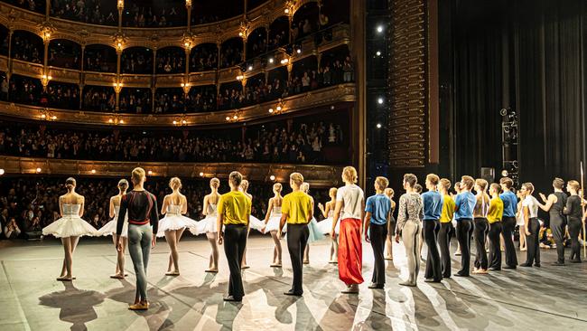 Kyiv City Ballet members at Theatre du Chatelet in Paris. Picture: Kyiv City Ballet / Instagram