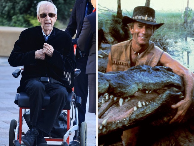 Paul Hogan and croc dundee