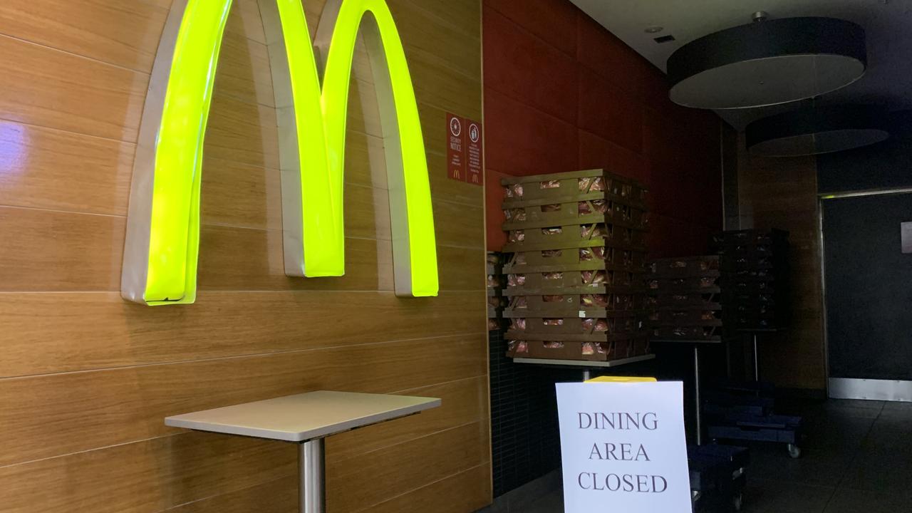 Like other restaurants and cafes across Australia, McDonald’s will move to a takeaway only model.