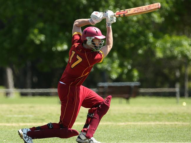 James O'Connell batting for North Balwyn. He’s joined Simon Dart’s Red Hill. Picture: Hamish Blair