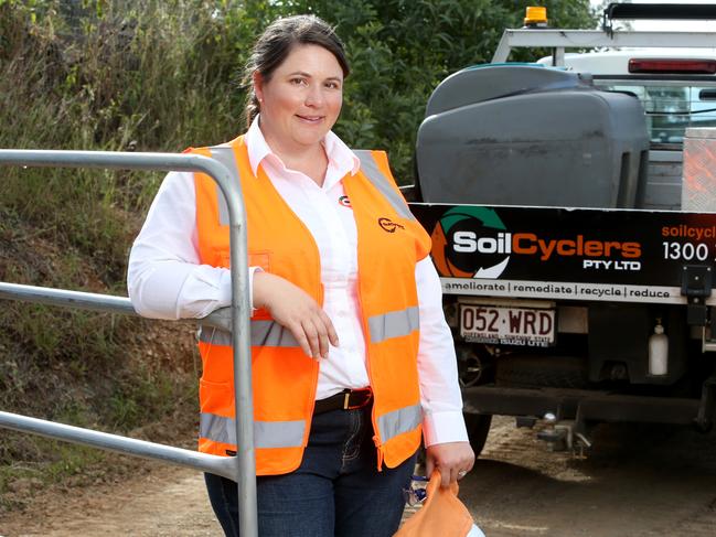 Alison Price, of SoilCyclers, says the construction industry offers good salaries to men and women. Picture: AAP