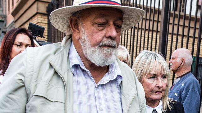 Barry (left) and June Steenkamp, father and mother of murdered South African model Reeva Steenkamp. Picture: AFP