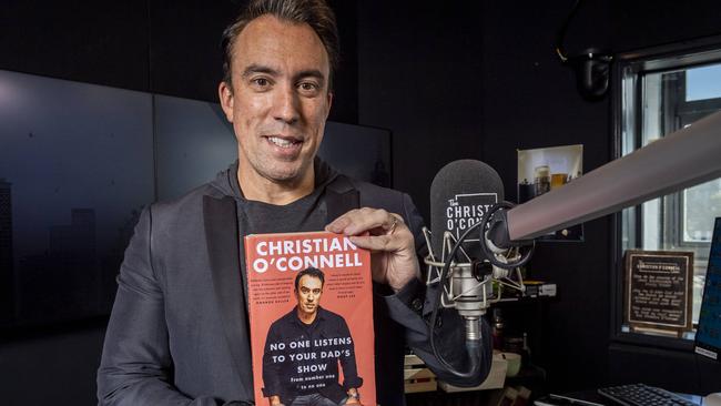 GOLD FM breakfast host Christian O'Connell has written a new book called No One Listens to Your Dad's Show. Picture: Jake Nowakowski