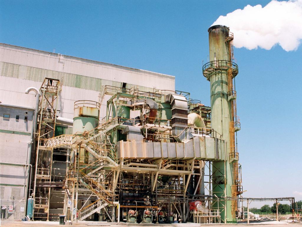 Part of the old fertiliser plant at Gibson Island, Brisbane