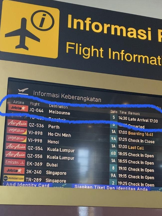 Some Australians were lucky to board a flight home yesterday after a six hour delay.