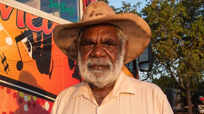 Jack Green at the Northern Land Council 50 Year Anniversary Concert in State Square, Parliament House, Darwin. Picture: Pema Tamang Pakhrin