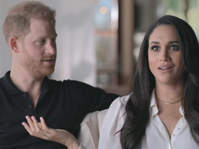 <i>Harry &amp; Meghan</i> had Netflix’s biggest documentary debut ever. Picture: Netflix