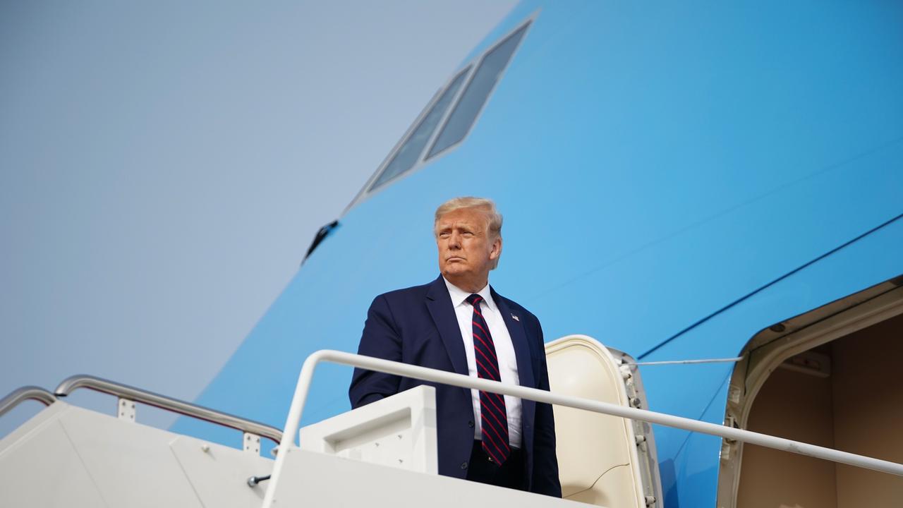 US President Donald Trump makes his way to board Air Force One on September 15. Picture: Mandel Ngan/AFP