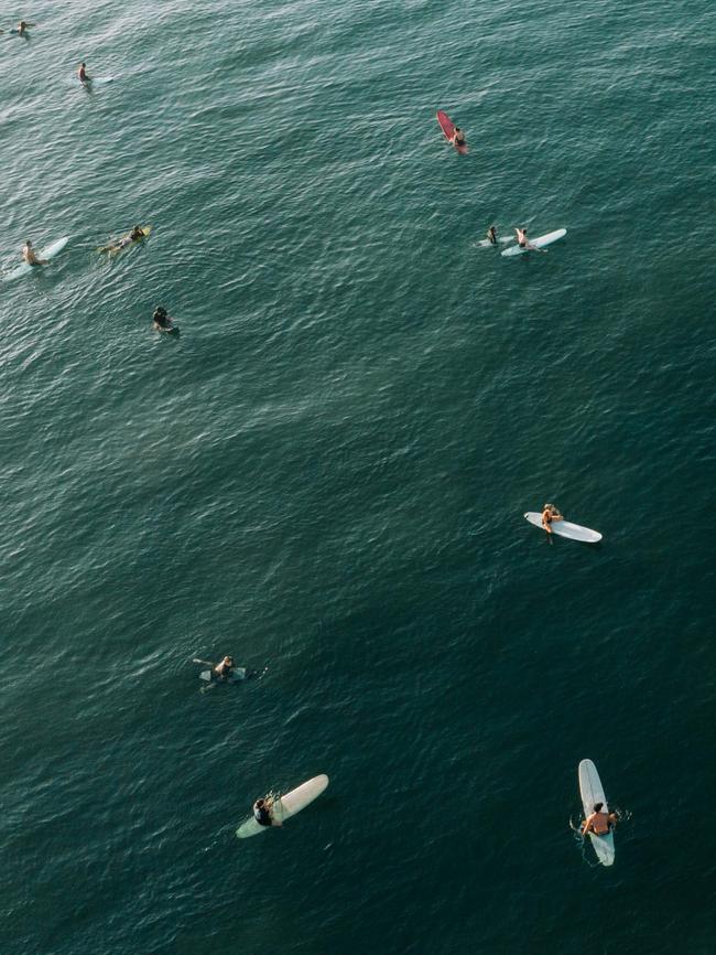 The surf scene at Echo Beach.