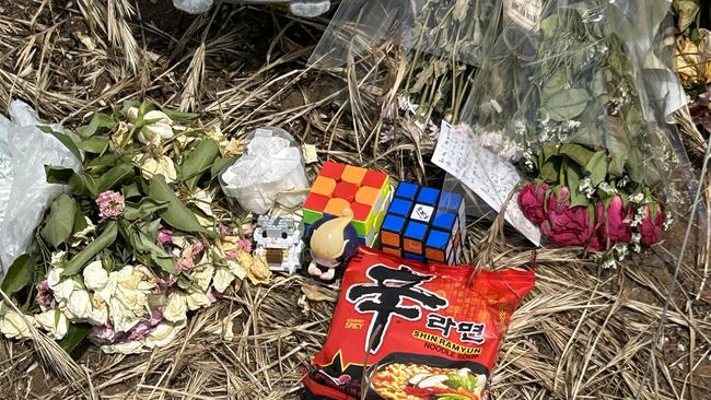 A roadside memorial for a Buckland Park teen killed in a crash in Adelaide's north has grown to several metres as loved ones continue to pay tribute. Picture: Natalie Vikhrov