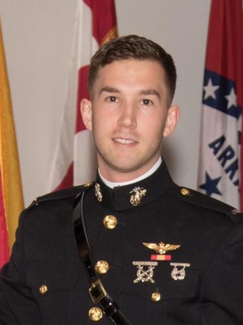 Lt. Benjamin Robert Cross is the second of the missing US marines to be named.