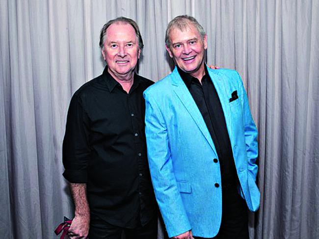 Glenn Wheatley and John Farnham. Picture: Glenn Wheatley