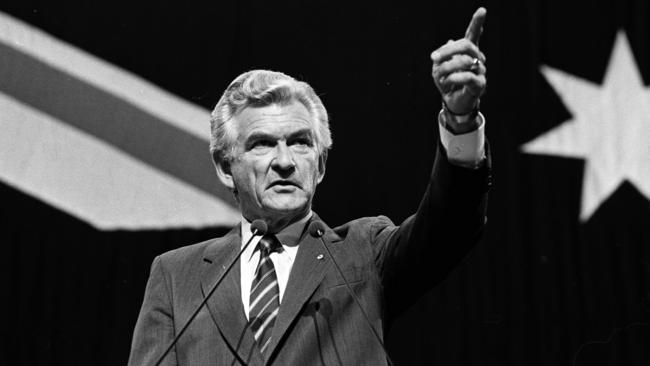 What made Bob Hawke special was that he was what so many blokes wanted to be. He was a natural leader who people wanted to follow. Picture: Supplied