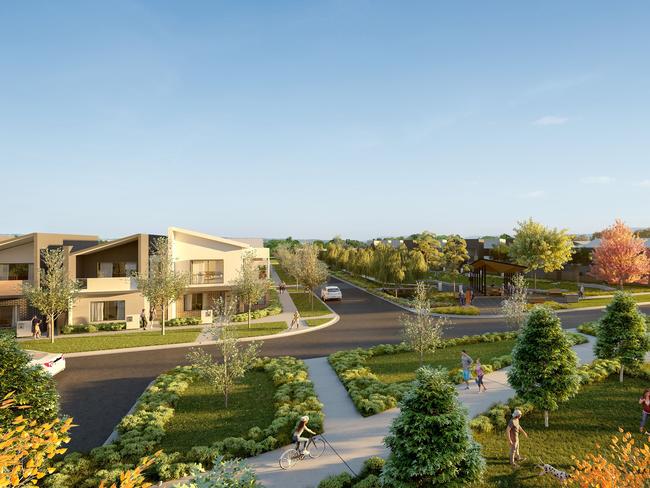 Artist impression of the Waterlea development.