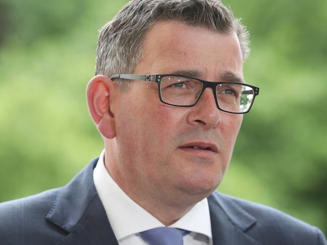 MELBOURNE, AUSTRALIA - NewsWire Photos, DECEMBER 5, 2022. Victorian Premier Daniel Andrews holds a press conference after the swearing in of his government at Government House in Melbourne. Picture: NCA NewsWire / David Crosling