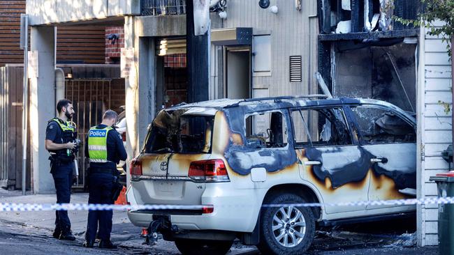 Eleni’s Kitchen and Bar was targeted in the attack. Picture: David Geraghty
