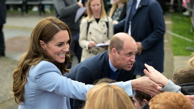 Catherine, Princess of Wales and Prince William meet with people during a visit of Belfast, Picture: Getty Images