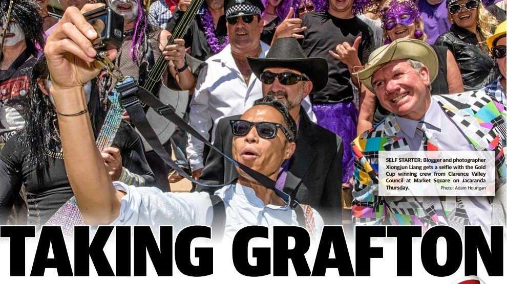 An effective social media marketing strategy has seen an influx of Chinese tourists descend on Grafton for the 2018 Jacaranda Festival. Picture: The Daily Examiner