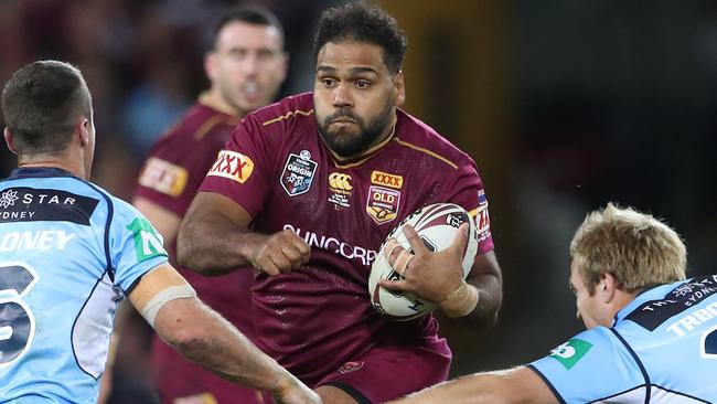 Sam Thaiday was dropped for game two of the 2017 series. Pic Peter Wallis