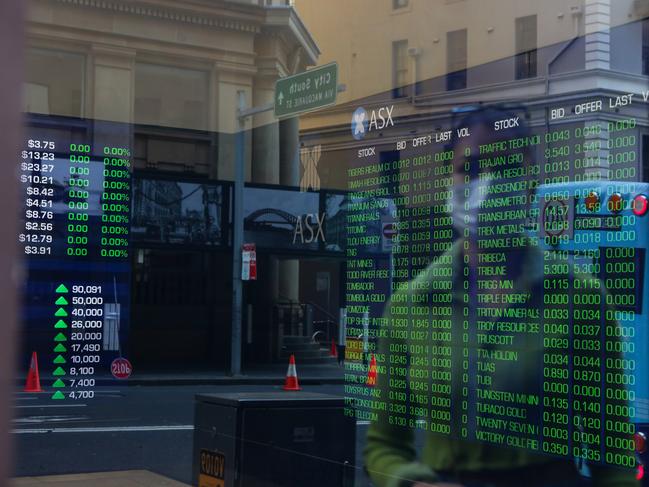 SYDNEY, AUSTRALIA - NewsWire Photos, AUGUST, 31, 2021: A view of the Australian Stock Exchange (ASX) is seen in Sydney on the last official day of reporting season. Picture: NCA NewsWire/ Gaye Gerard