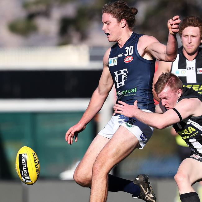 Tim Auckland will return for Launceston in the semi-final after being rested from the Blues last match against Clarence. Picture: NIKKI DAVIS-JONES