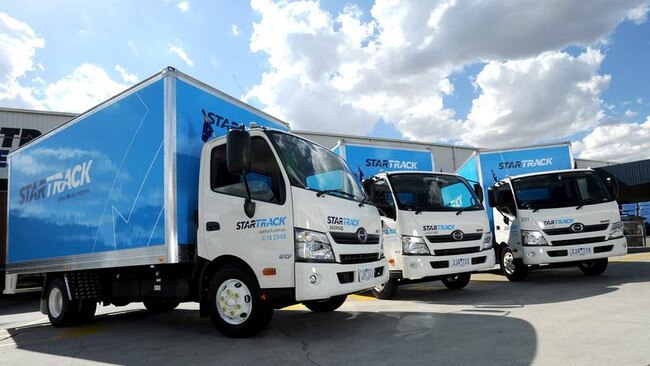 StarTrack delivery trucks. Picture: Supplied