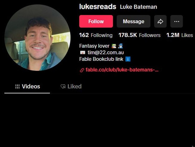 Luke Bateman's TikTok account seems to have been shut down.