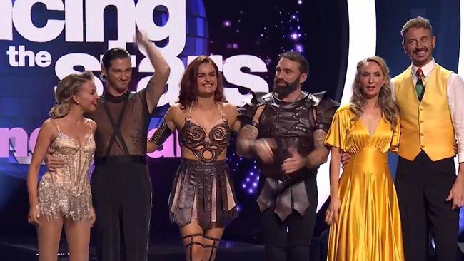 It was left up to the audience members to decide who would walk away with the title. Picture: Channel 7