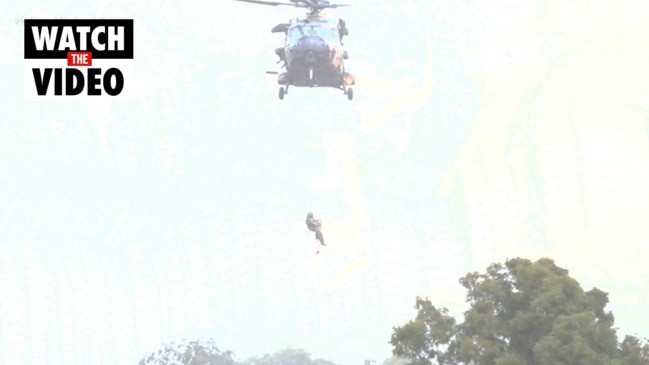 West Ipswich floodwater rescue