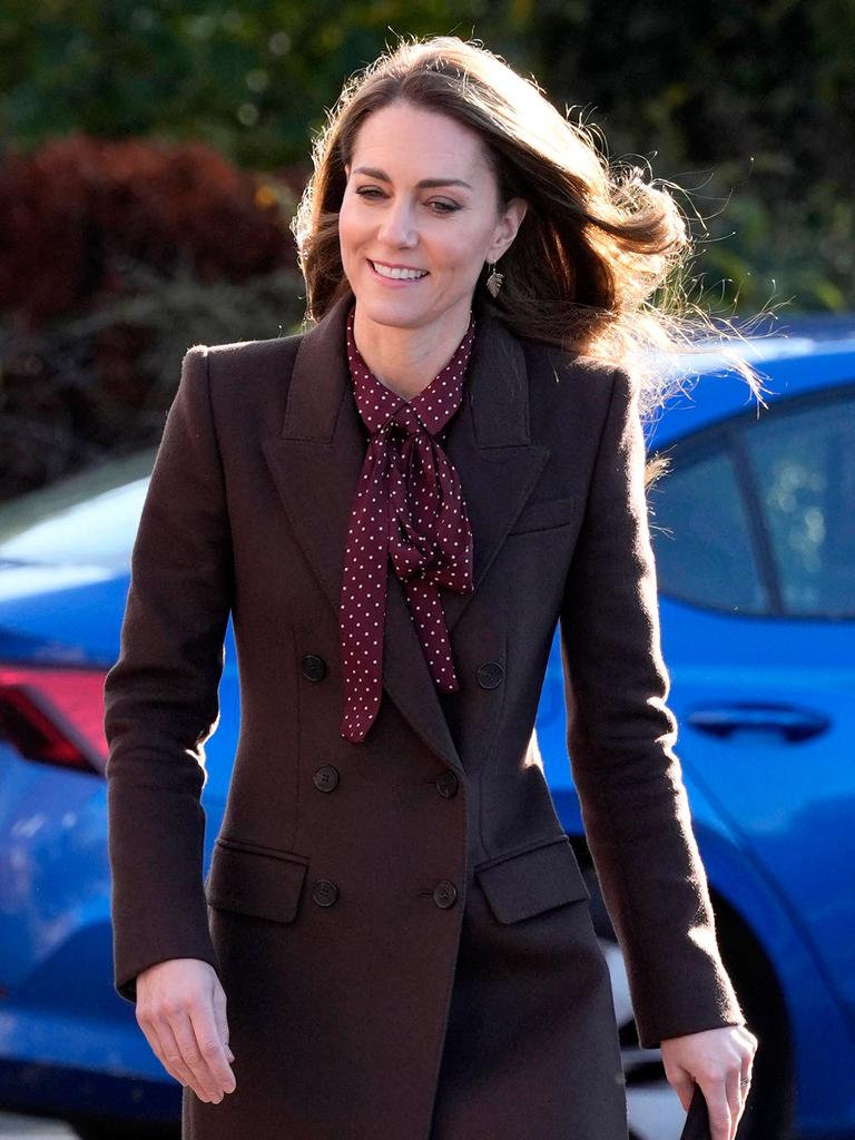 Kate joined William in Southport. Picture: Danny Lawson/Pool/AFP