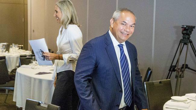 Mayoral debate between Tom Tate and Mona Hecke at a UDIA lunch at the Hilton in Surfers Paradise. Picture: Jerad Williams.