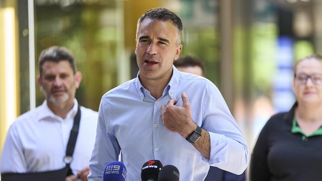 Premier Peter Malinauskas in Rundle Mall, Adelaide, Sunday, Oct. 27, 2024. Picture: Matt Loxton