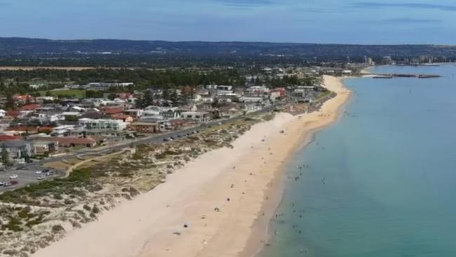 West Beach. Picture: John Dundon at Save West Beach Sand.