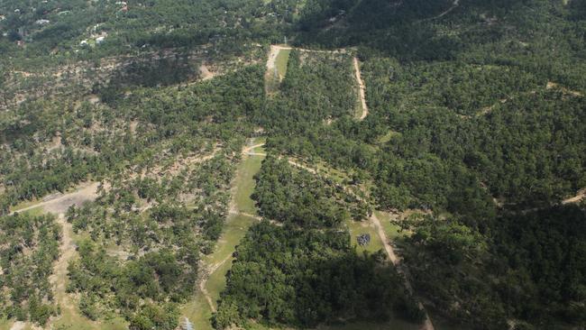 Aerials of the proposed Pacific View Estate at Worongary. Pics Tim Marsden