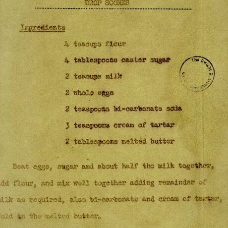 Queen Elizabeth II pancake recipe. Picture: US National Archives.